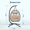 Rattan Egg Chair Swing Outdoor Garden Patio Hanging Wicker Hammock Pod Chair NEW
