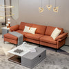 Modular L-Shaped 3-Seater Sofa Couch Set Upholstered Convertible Chaise Lounge