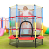 55 INCH KIDS TRAMPOLINE & SAFETY NET STEEL FRAME JUMP EXERCISE CHILD OUTDOOR TOY