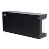 3D Media Wall Inset Electric Fire 3 Sided Panoramic Glass 9/12 LED Flame Colours