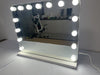 LED Hollywood Vanity Makeup Mirror Large Light Mirrors with 15 Dimmable Bulbs