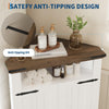 Bathroom Corner Storage Cabinet,Small Storage Unit with Drawer&Doors for Kitchen