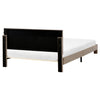 Beliani Lonzac Velvet EU King Size Bed withDrawers Taupe Upholstered RRP £379.99