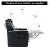 BROADWAY CINEMA 1,2,3,4 SEATER CHAIR BLACK / WHITE WITH TRAY AND WITHOUT TRAY
