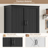 Pantry Cupboard, 180 cm Tall Kitchen Storage Cabinet with 4 Wooden Doors