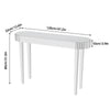 Splendid Large Mirrored Console Table Silver Entryway Hall Table Home Vase Desk
