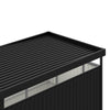 Garden Shed Pent Roof 5X8FT Metal Outdoor Storage Cabinet House with Single Door
