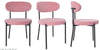 2 Velvet Dining Chairs Velvet Seat Chairs Plush velvet seat and backrest