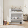 Shoe Storage Cabinet with 3/2 Flip Drawers for Hallway w/ Adjustable Shelves