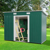 Metal Garden Shed 8 X 4ft Outdoor Yard Storage Tool House WITH FREE BASE & VENT