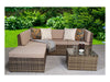 Signature Weave Stella Garden Brown Outdoor Modular Corner Sofa Set RRP £899