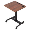 Over Bed Table Tray Adjustable Height Mobility Aid Chair Computer Laptop PC Desk