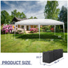 3m x 6m Pop Up Gazebo Party Tent Canopy Marquee with Storage Bag White