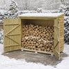 6x3 WOODEN GARDEN BIKE STORE OUTDOOR PENT BICYCLE SHED TOOL WALLSTORE STORAGE