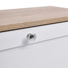 White 2 Drawers Shoe Rack Footwear Storage Hallway Cabinet Organiser Cupboard
