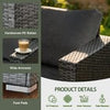 5 Seater Rattan Garden Furniture Set Sofa Coffee Table Lounge Sets Outdoor Patio