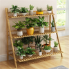 Multiple Flower Plant Pot Stand Folding Ladder Display Shelf Garden Storage Rack