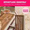 Garden Furniture 5 Seater Corner Sofa Table Set Cushioned Outdoor Patio Natural