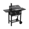 Barbecue Grill Charcoal BBQ Smoker Portable Outdoor Garden Trolley Cart Wheeled