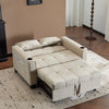 2 Seater Sofa Fabric Loveseat Sofa Convertible Pull Out Sofa Bed Guest Bed