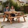 Picnic Table Set With 4 Seater Bench BBQ Beach Outdoor Deck Garden Park Wooden