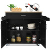 Kitchen Island Storage Trolley Rolling Cart Shelves Cupboard Cabinet Drawer Home