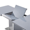 Belmonte High Gloss Extending Dining Table Large In Grey