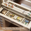 Mondeer Vanity Dressing Table with LED Lighted Mirror & 11 Drawers Makeup Desk