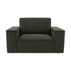 Dusk Brooklyn Dark Olive Velvet Loveseat RRP £999