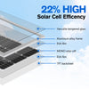 120W Mono Solar Panel kit 12V for Off Grid RV Caravan boat shed Trailer Van