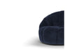 Sofology Waldorf Navy All Over Soft Chenille Swivel Accent Chair RRP £639