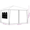Party Tent Outdoor Canopy Garden Pavilion Marquee Gazebo Sun Shade