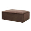 Dusk Brooklyn Cappuccino Velvet Pouffe RRP £399
