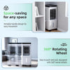 Portable Air Cooler, 15L Evaporative Cooling Fan with Remote & 2 Ice Packs,3-in1
