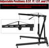 2 Ton Hydraulic Folding Engine Crane Hoist Lift Stand Lifting Garage Workshop 2T