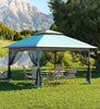 4x4M Pop Up Garden Gazebo Outdoor Party Tent Canopy With Sides Heavy Duty
