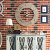 Extra Large 60cm Skeleton Rustic Roman Wall Clock Silent Non-Ticking Living Room