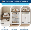 Bathroom Corner Storage Cabinet,Small Storage Unit with Drawer&Doors for Kitchen