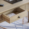 Wood Coffee Table With Storage Drawer Solid Pine Wax Living Room Furniture