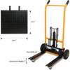 Miniature Forklift Manual Hydraulic Stacker Lightweight Small Lift Truck