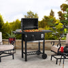 Barbecue Grill Charcoal BBQ Smoker Portable Outdoor Garden Trolley Cart Wheeled
