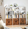 Wide 5 Tier Book Shelf Deep Bookcase Storage Cabinet Display Dining Living Room