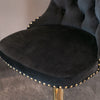 Velvet Swivel Bar Stools Set of 2 Swivel Kitchen Barstools Bar Chairs Grey Black