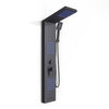 Thermostatic Shower Panel Column Tower With Body Jets Twin Head Bathroom Shower