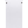 White Wooden 9 Key Wall Mounted Box Cabinet Heart Keyhole Holder