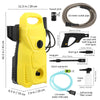 3000W High Pressure Washer Portable Cleaner Jet Wash Car Patio Garden Driveway