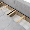 FURYN Convertible Sofa Bed with Dual Storage – Modern Design 6 Colours