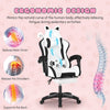 Cute Gaming Chair with Dog Ears for Girls, Height Adjustable Reclining Chair