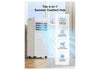 Portable Air Conditioner, 4-in-1, 7000 BTU, 24H [Energy Class A] 300 Sqft Cool