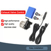 2.375" Universal Exhaust Valve Remote Control Kit with Motor Remote Control